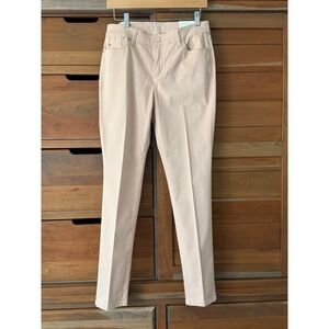 NWT Chico's Women's Platinum Jeggings Size 0 Frosted Petal Stretch Slim Tapered
